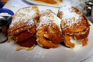 Stuffed French Toast from The Cottage La Jolla restaurant. Image originally from user Oleg. on flickr.com