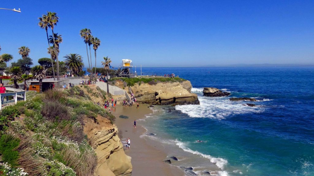 La Jolla Cove, focusing on the beach