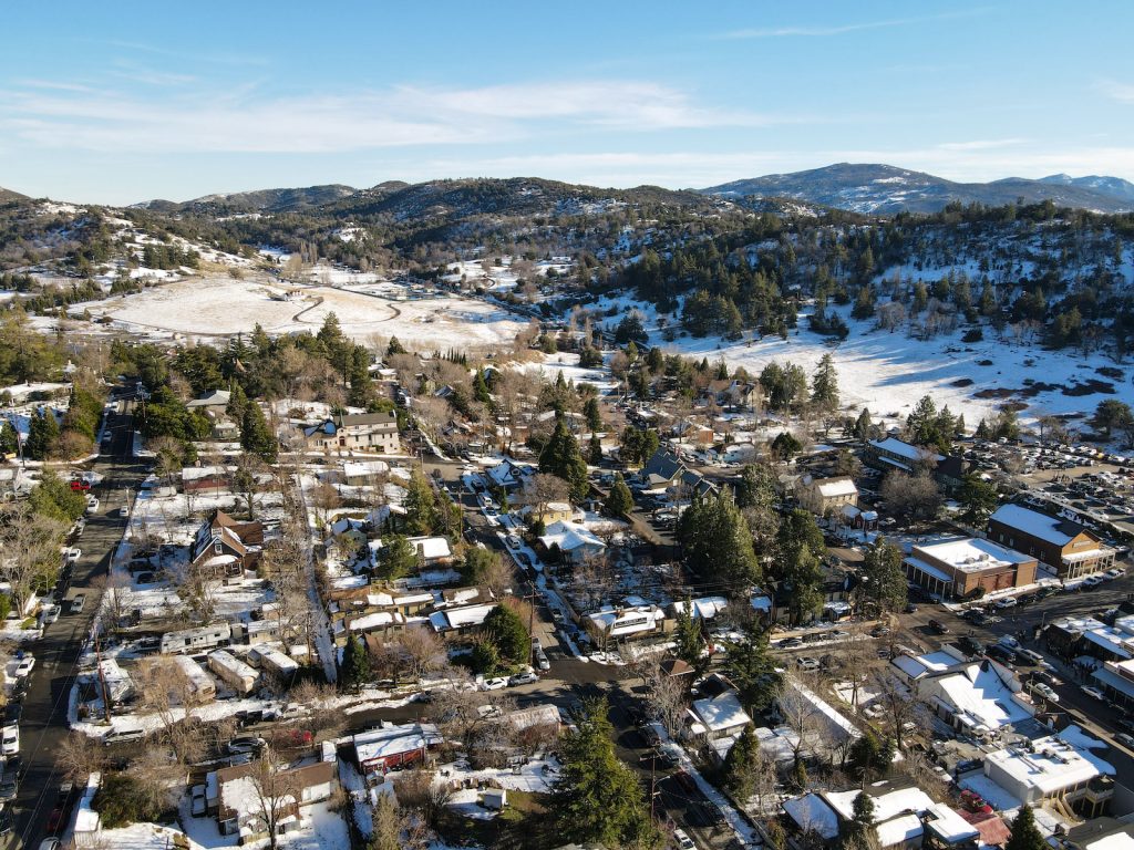 Julian, California in the winter