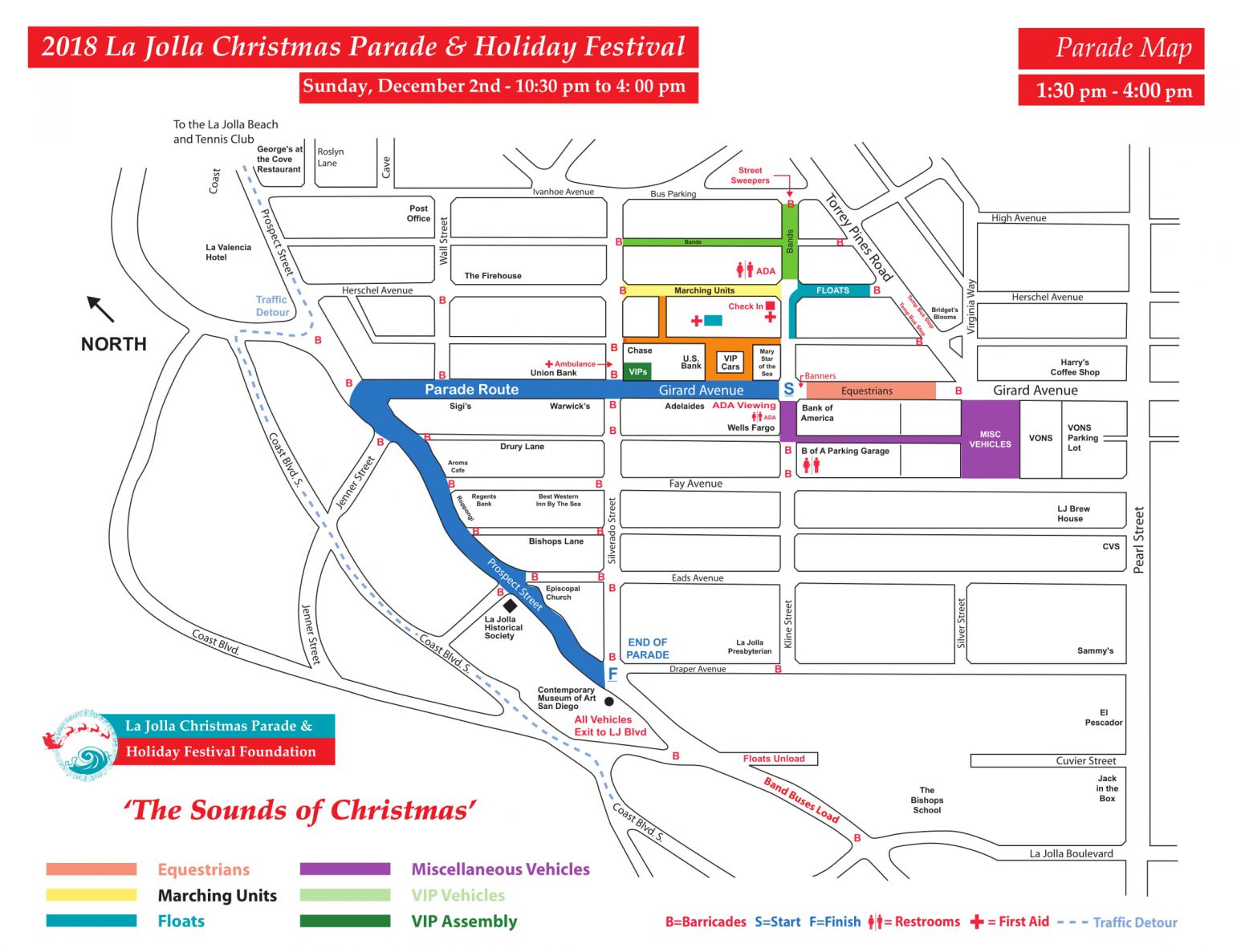 Annual La Jolla Christmas Parade & Holiday Festival