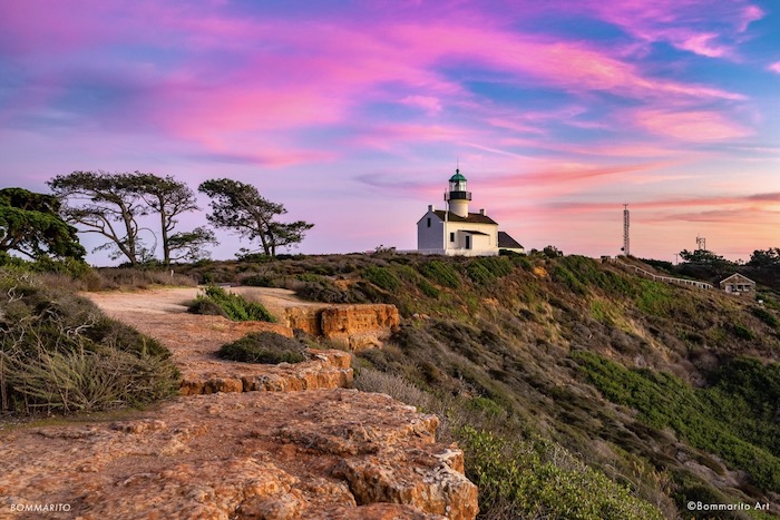 Taking beautiful photos in San Diego.