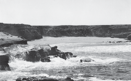 La Jolla Cove before it was developed.