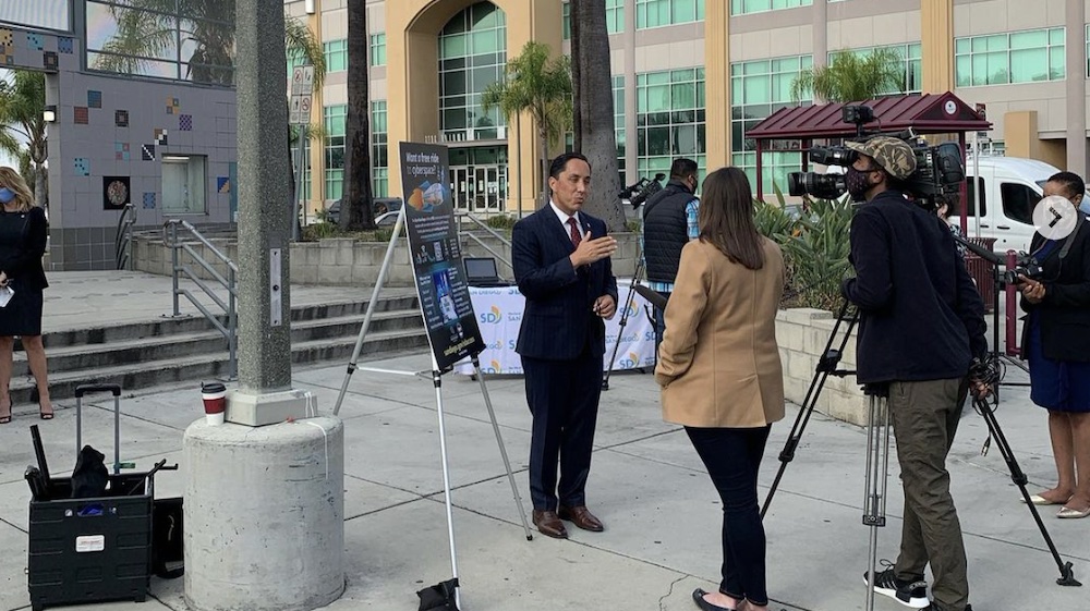 San Diego mayor Todd Gloria