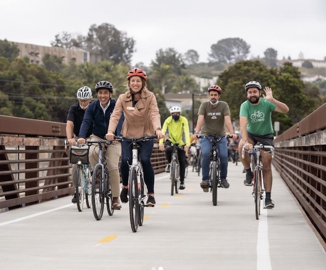 Rose Creek Bikeway ceremony