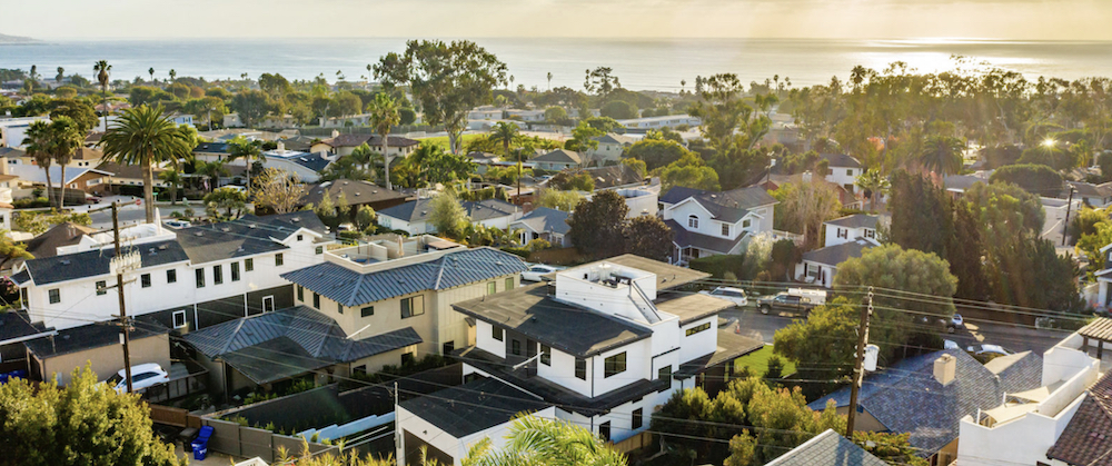 Homes in La Jolla, a neighborhood of San Diego