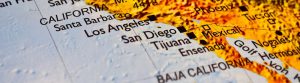 San Diego on a map