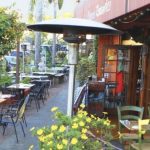 Outdoor dining in La Jolla Shores