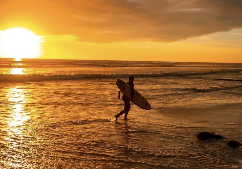 Surfer in Encinitas