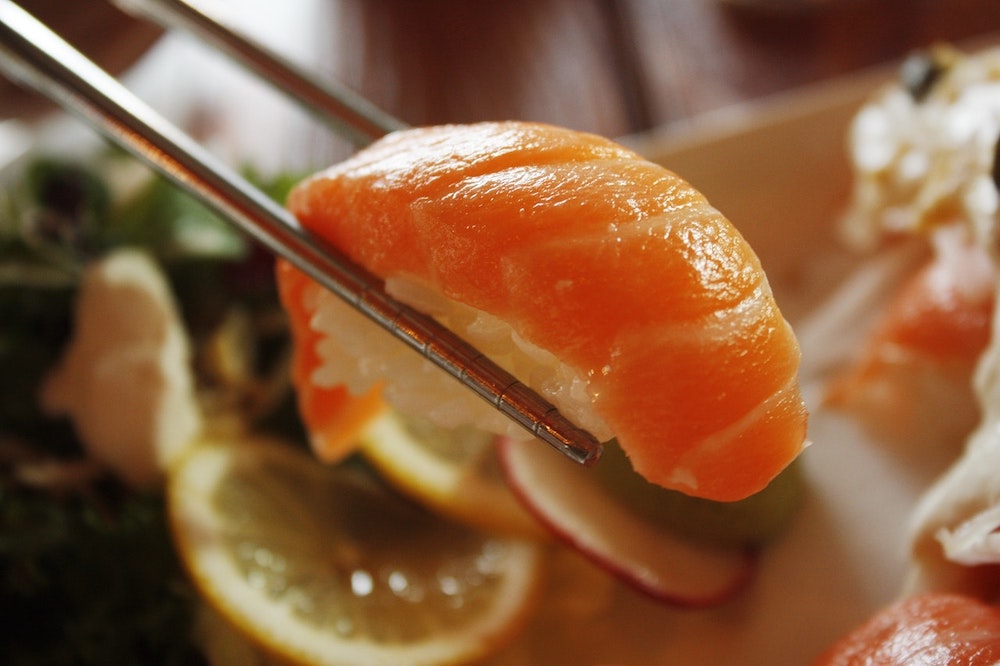 Sushi at a La Jolla restaurant