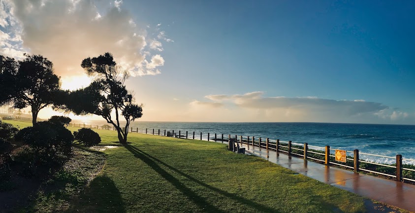 Ellen Browning Scripps Park Sunset at Ellen Browning Scripps Park