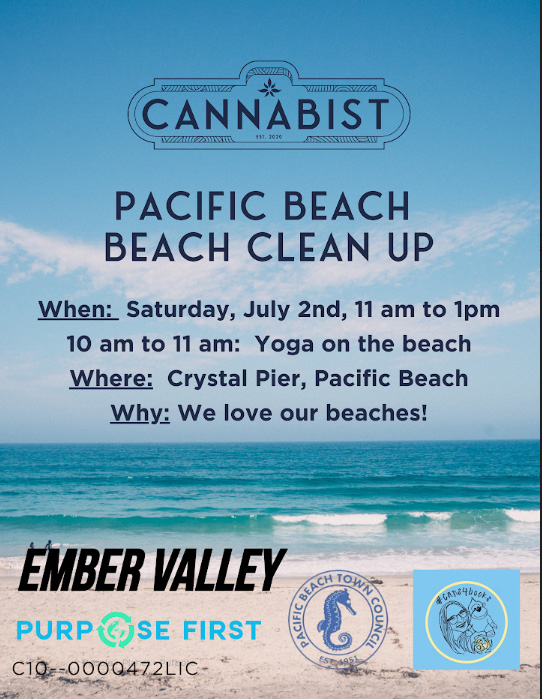 Cannabist Sponsors Pacific Beach Cleanup Even