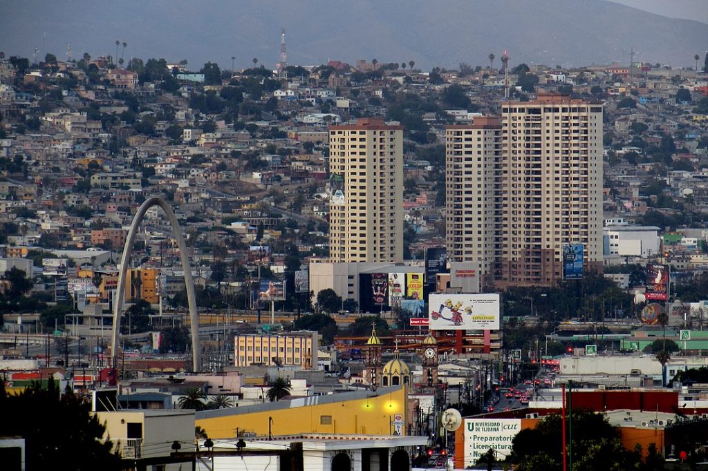 Downtown Tijuana.