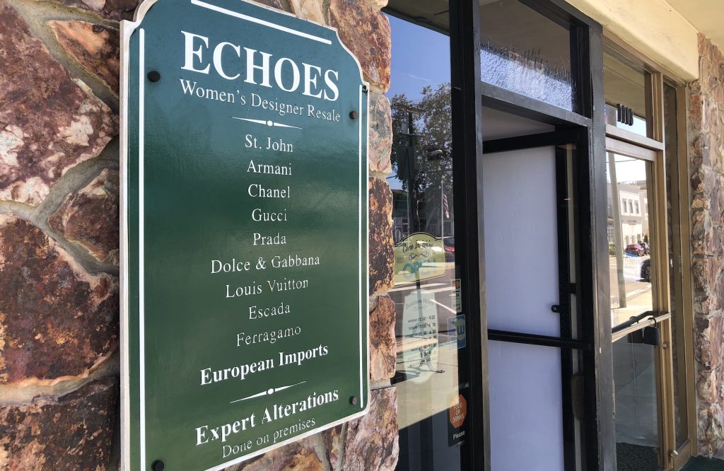 Echoes consignment shop in La Jolla