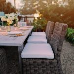 Outdoor wicker furniture as a homeowner gift