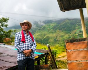 Coffee grower in Colombia