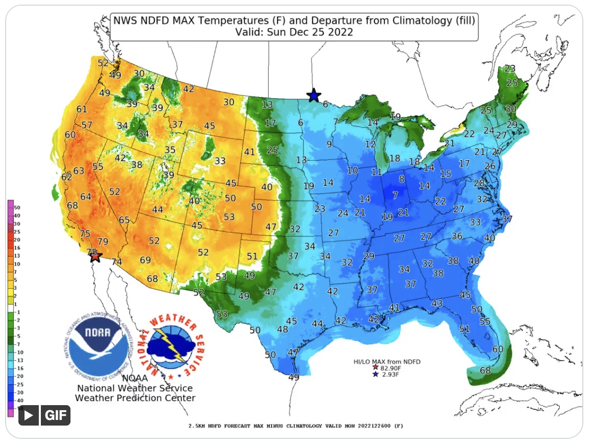 San Diego Will Be the Warmest Place in the Country on Christmas Day ...