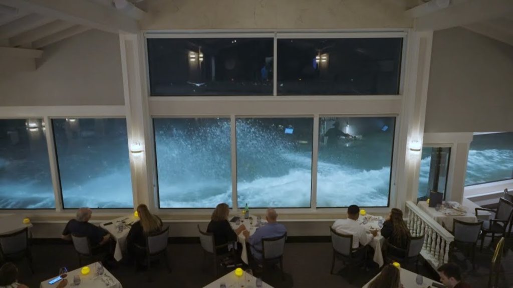 How Do Waves Not Break The Glass at La Jolla Restaurant The Marine Room