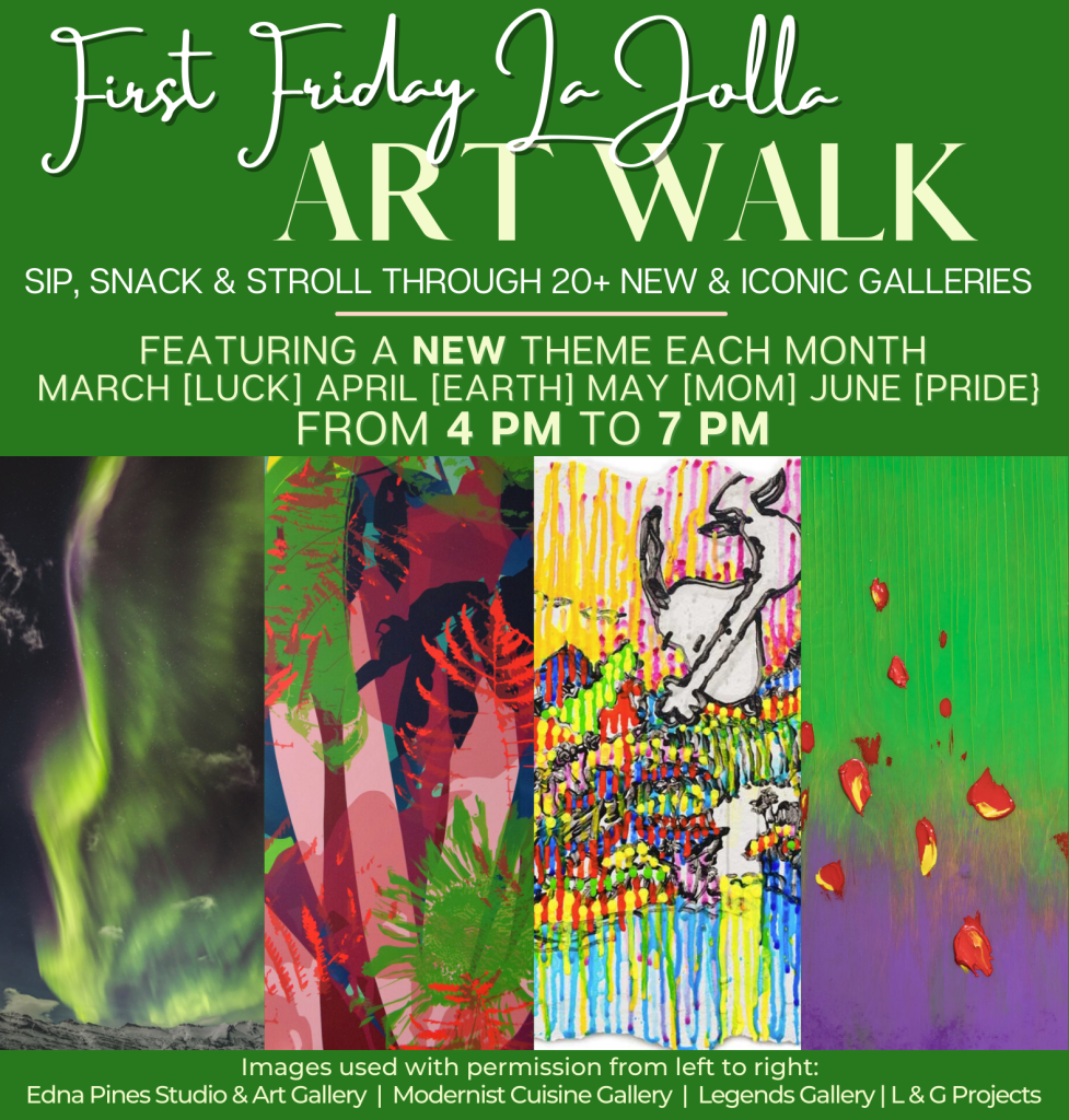 Sip, Snack & Stroll Through La Jolla Art Galleries at the March First