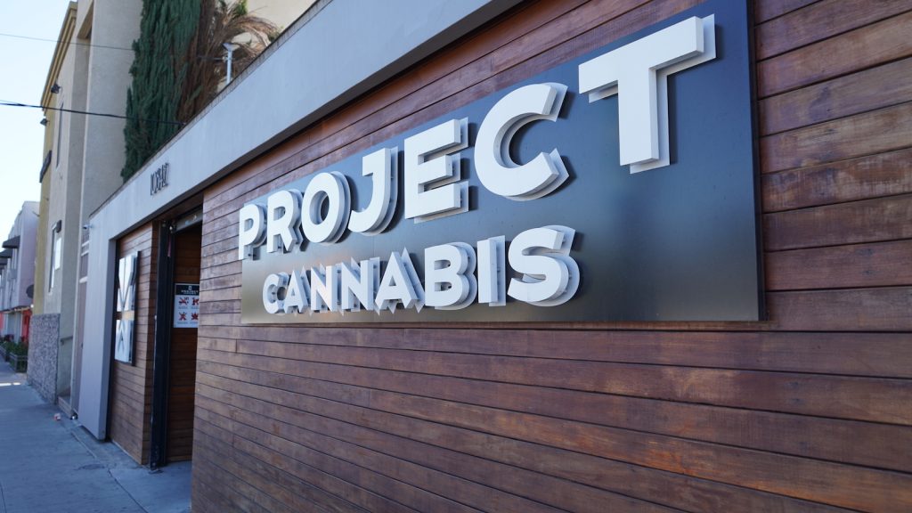 Project Cannabis NoHo in the North Hollywood neighborhood of Los Angeles
