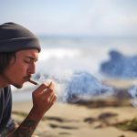 Can you smoke weed on the beach in California?