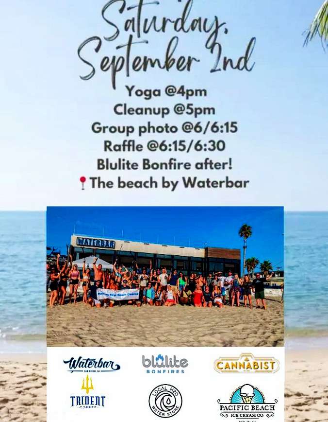 Purpose First Beach Cleanup Event Sept 2nd