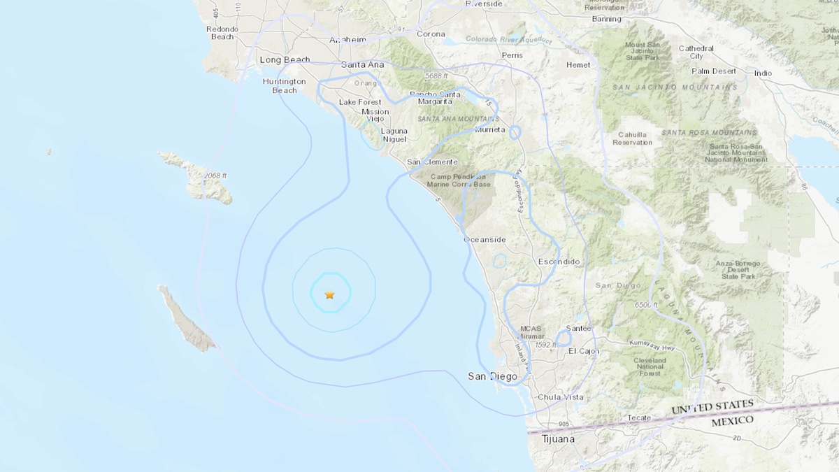 San Diego Earthquake Rattles Region Early Tuesday Morning - LaJolla.com