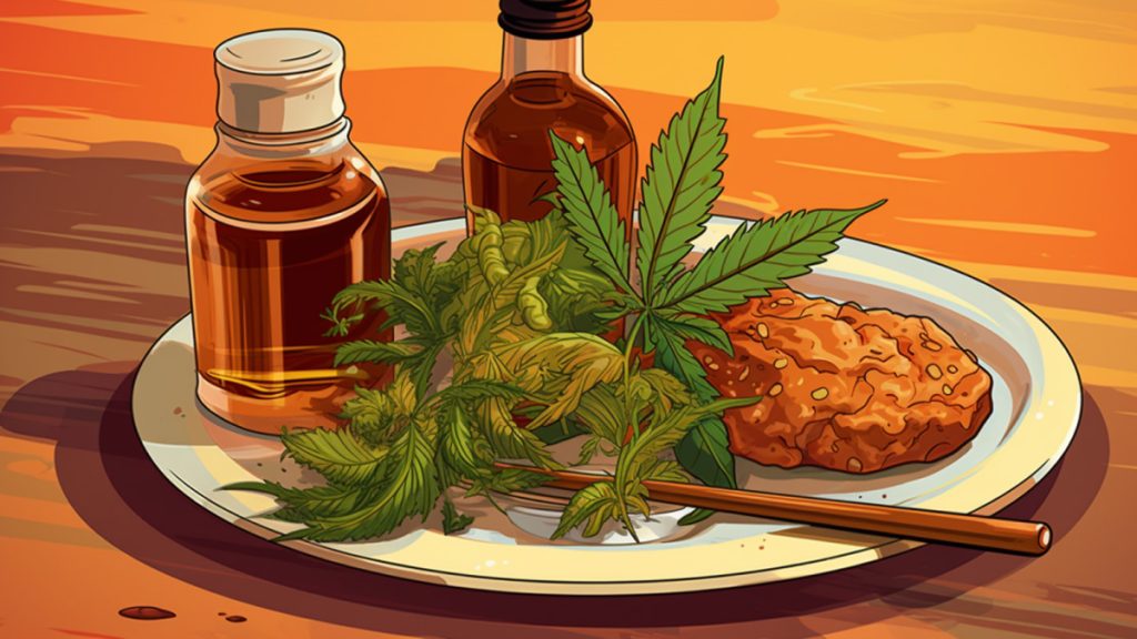 Does weed help with food poisoning?