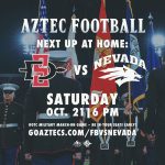 Aztec Football vs Nevada at Snapdragon Stadium October 21