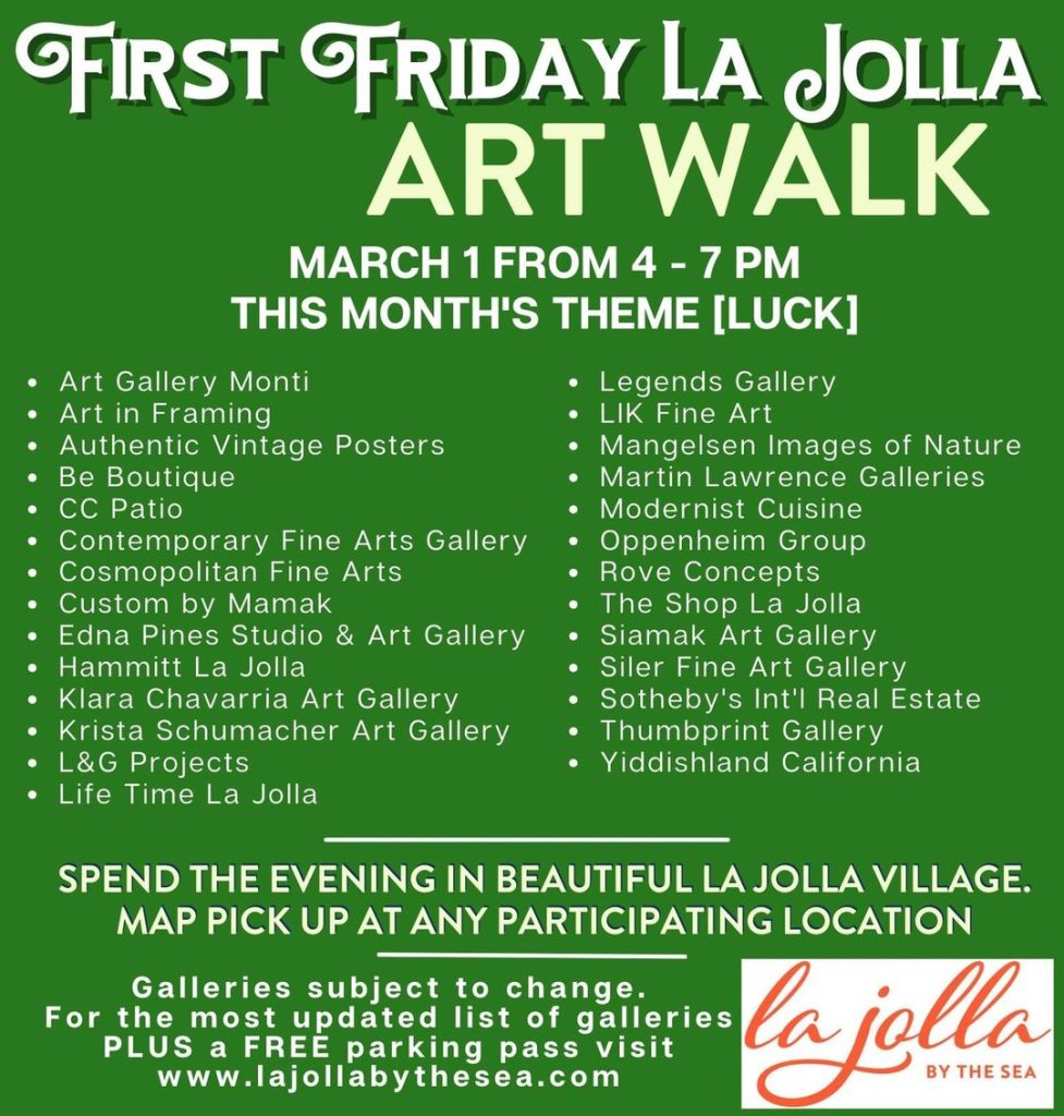 24+ La Jolla First Friday Art Walk
