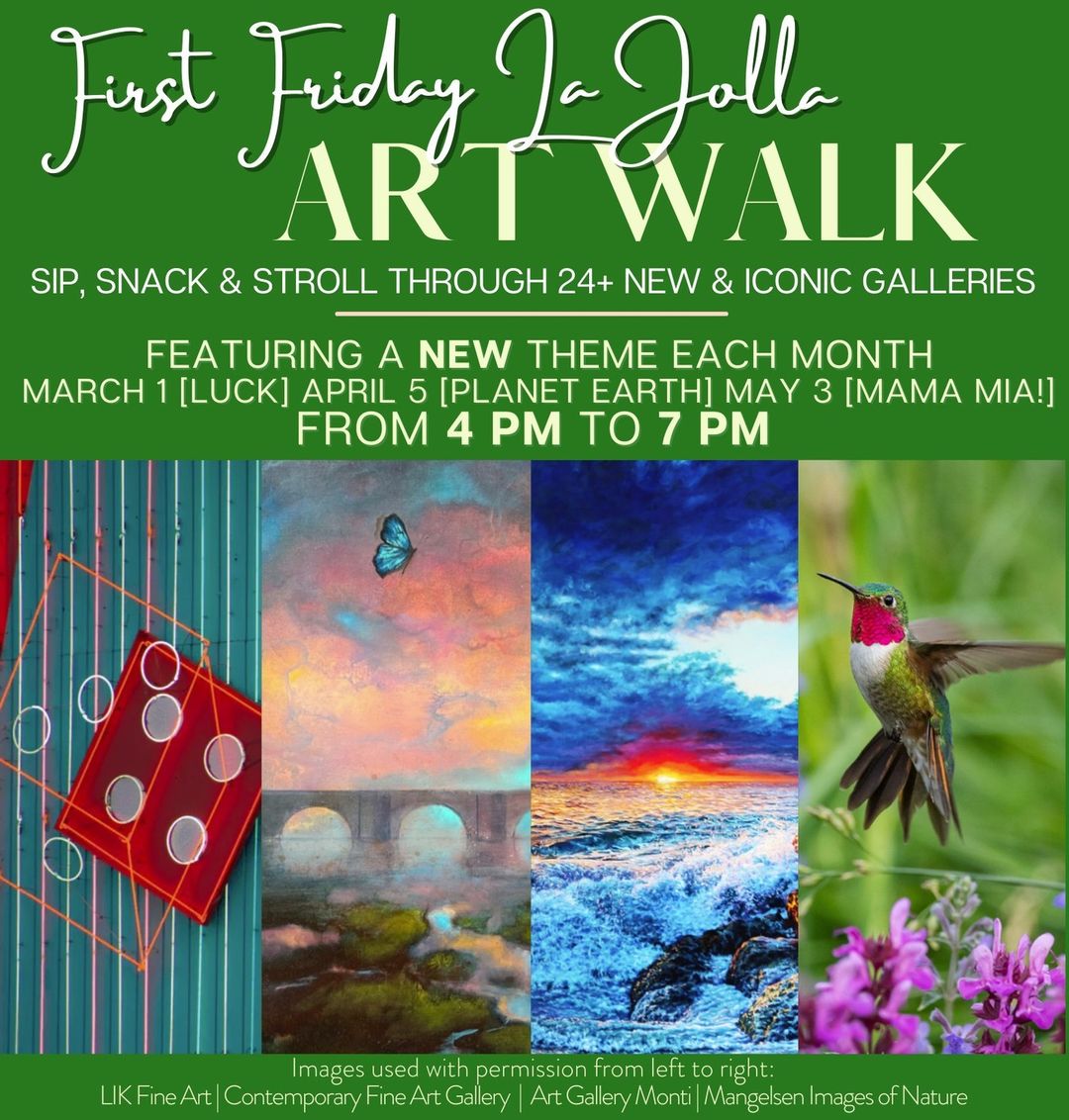 Find Your Own Luck at The March First Friday Art in La Jolla - LaJolla.com