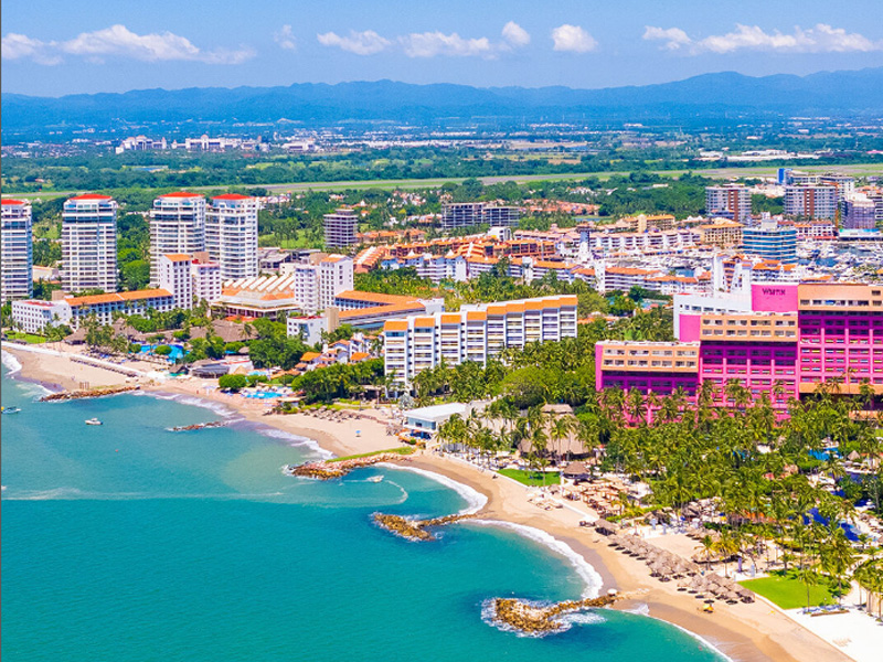 Foreign airports you can fly direct to from San Diego Puerto Vallarta Mexico