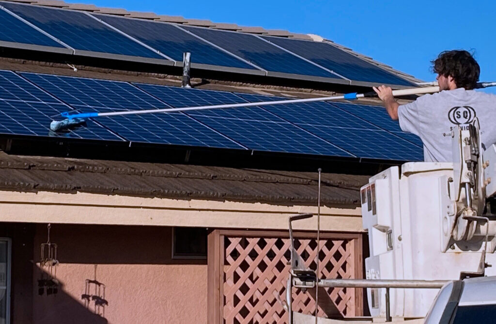 SQS Solar Panel Cleaning in La JOlla