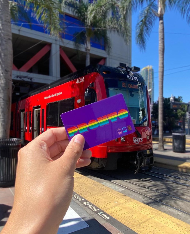 PRONTO card - public transportation in San Diego