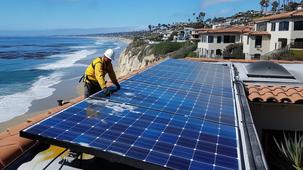 Solar Panel Cleaning in La Jolla