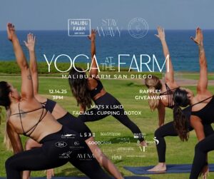 Yoga at the Farm in San Diego, Dec 24, 2025