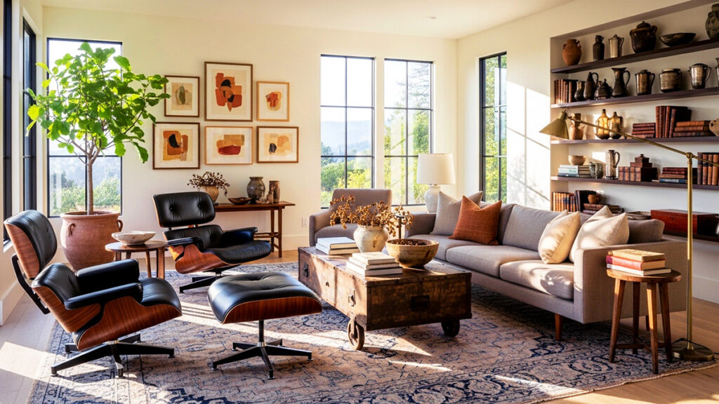 How Californians are mixing modern and vintage for home interior style